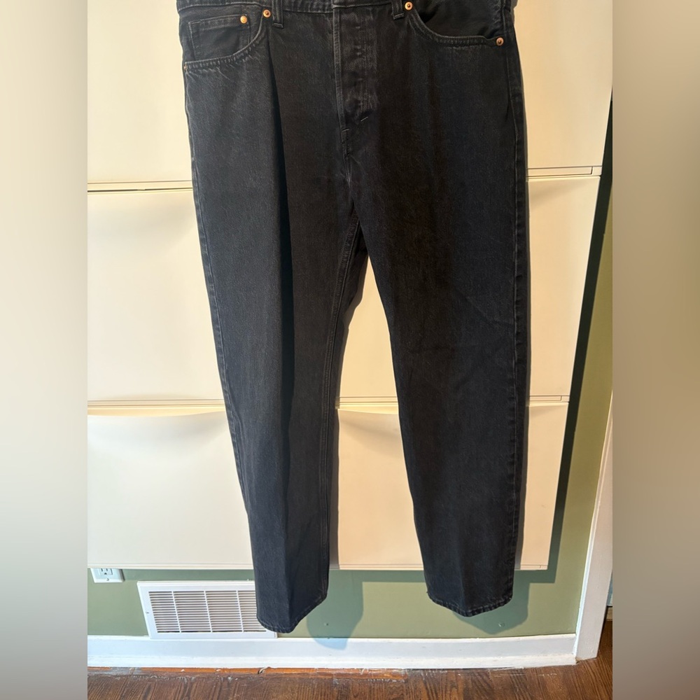 H&M Black Relaxed Fit Jeans